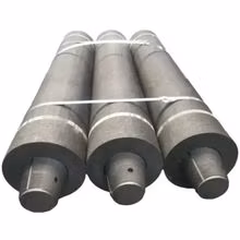 Electrodo de grafito de precio competitivo de 450 mm de ultra alta potencia con pezones de 4tpl